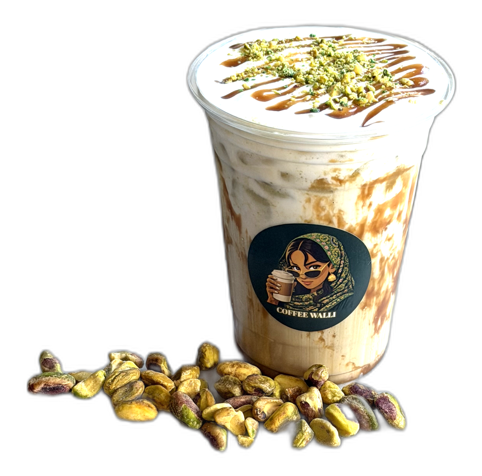 Pista Rishta — pistachio latte